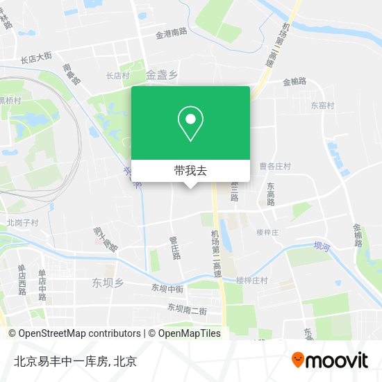 北京易丰中一库房地图