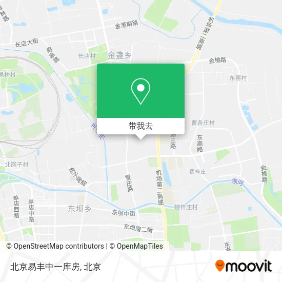 北京易丰中一库房地图