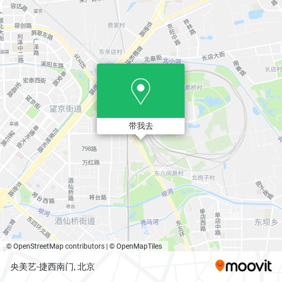 央美艺-捷西南门地图