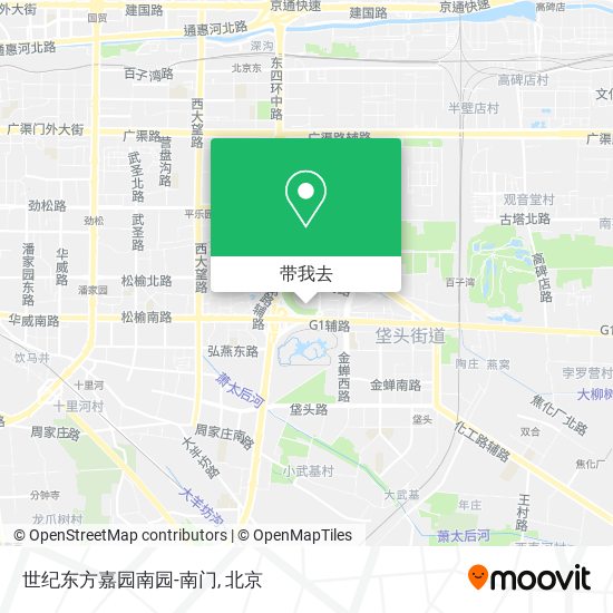 世纪东方嘉园南园-南门地图