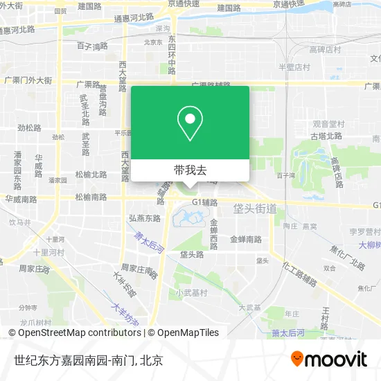 世纪东方嘉园南园-南门地图