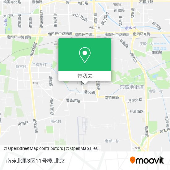 南苑北里3区11号楼地图