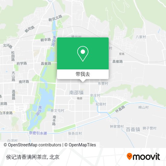 侯记清香满闲茶庄地图