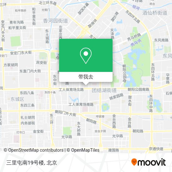 三里屯南19号楼地图