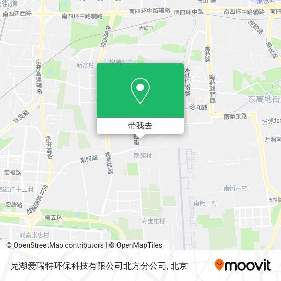 芜湖爱瑞特环保科技有限公司北方分公司地图