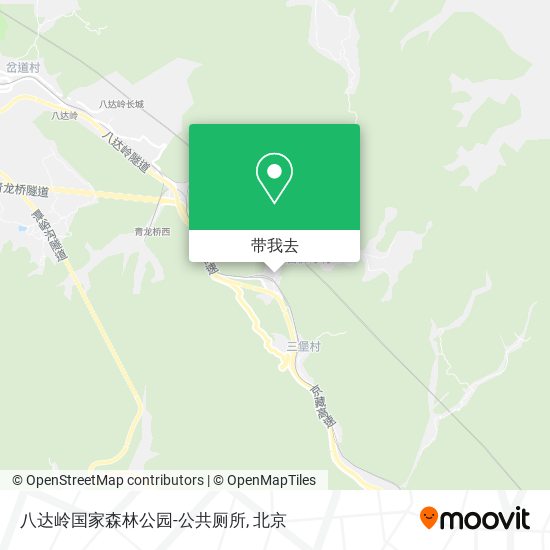 八达岭国家森林公园-公共厕所地图