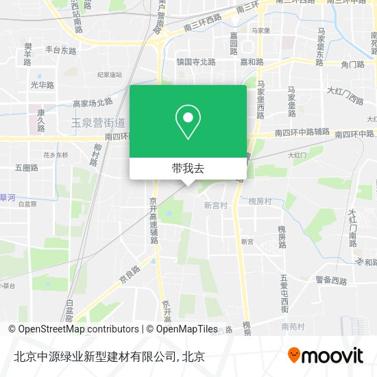 北京中源绿业新型建材有限公司地图
