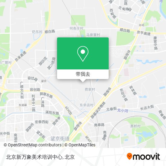 北京新万象美术培训中心地图