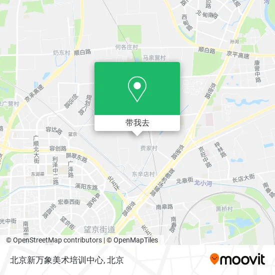 北京新万象美术培训中心地图
