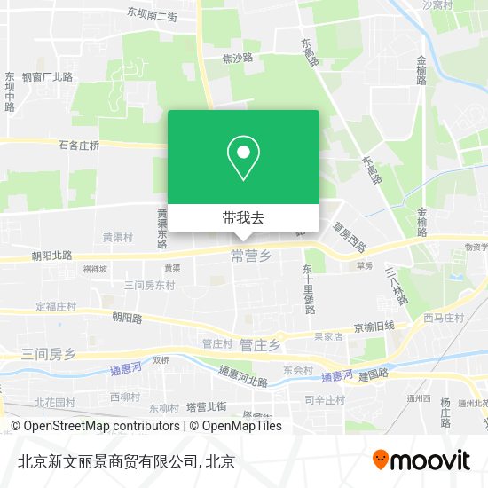 北京新文丽景商贸有限公司地图