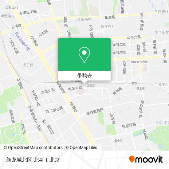 新龙城北区-北4门地图