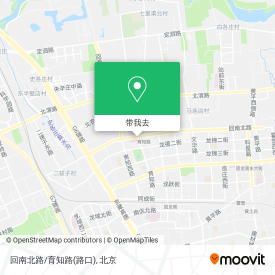 回南北路/育知路(路口)地图