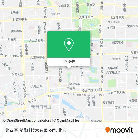 北京医信通科技术有限公司地图