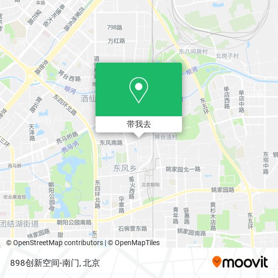 898创新空间-南门地图