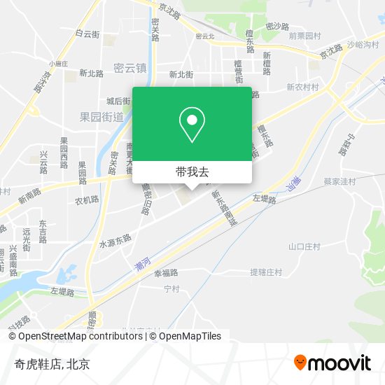奇虎鞋店地图