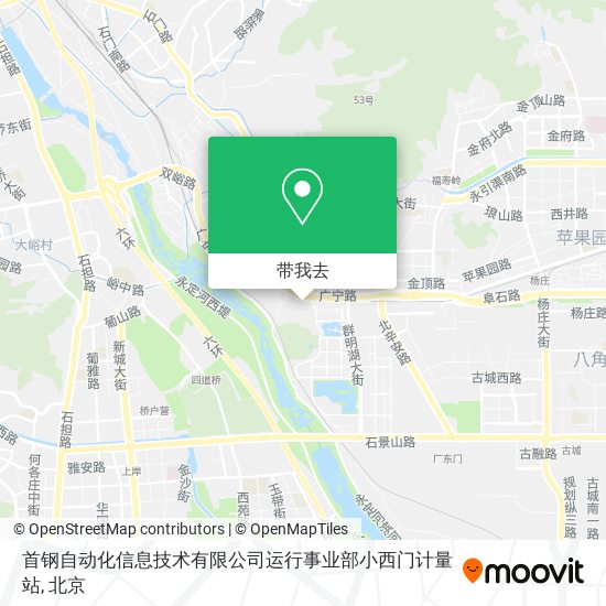 首钢自动化信息技术有限公司运行事业部小西门计量站地图