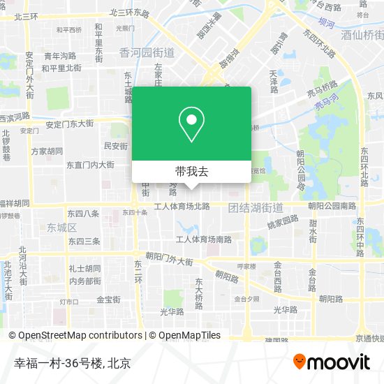 幸福一村-36号楼地图