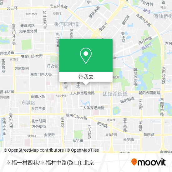 幸福一村四巷/幸福村中路(路口)地图