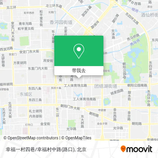 幸福一村四巷/幸福村中路(路口)地图
