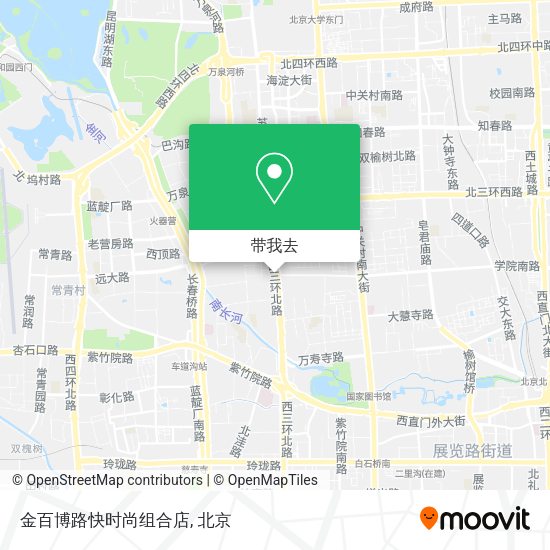 金百博路快时尚组合店地图