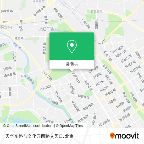 天华东路与文化园西路交叉口地图