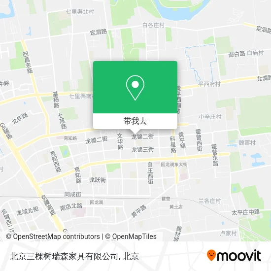 北京三棵树瑞森家具有限公司地图