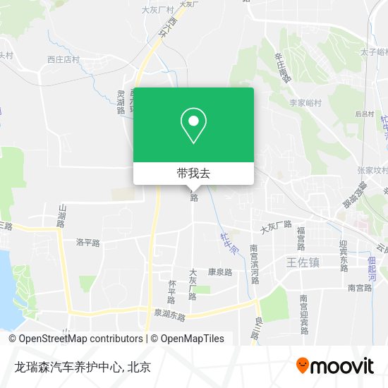 龙瑞森汽车养护中心地图