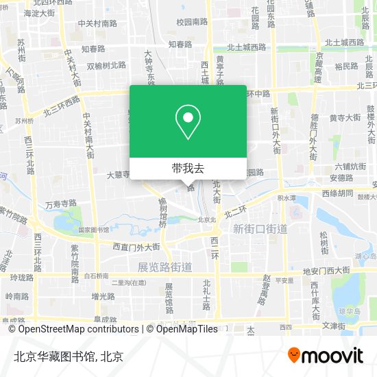 北京华藏图书馆地图