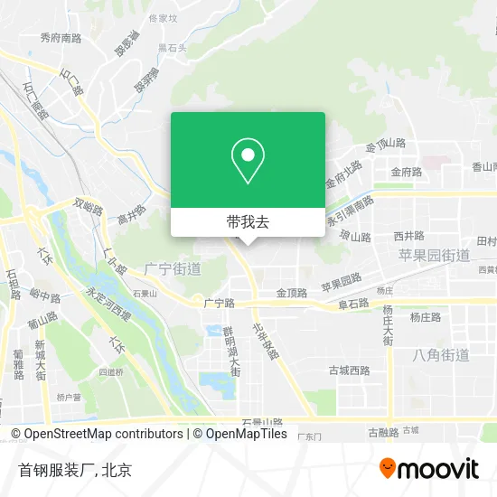 首钢服装厂地图