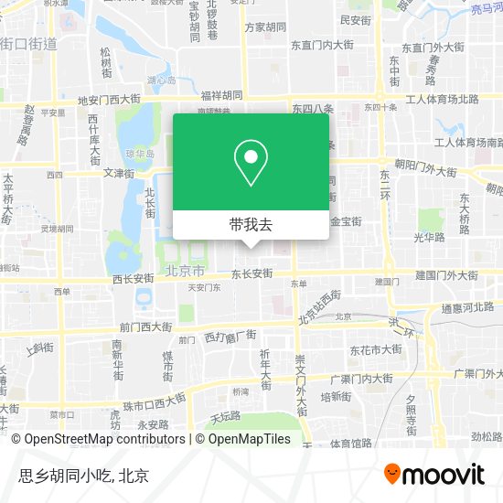 思乡胡同小吃地图
