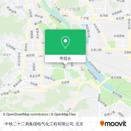 中铁二十二局集团电气化工程有限公司地图