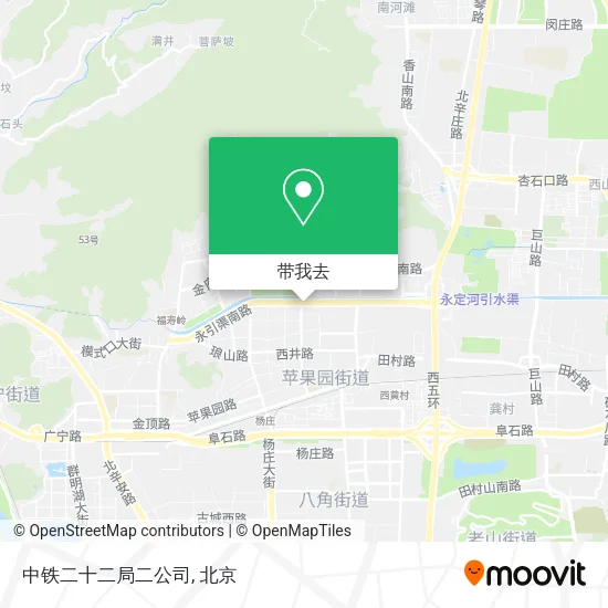 中铁二十二局二公司地图