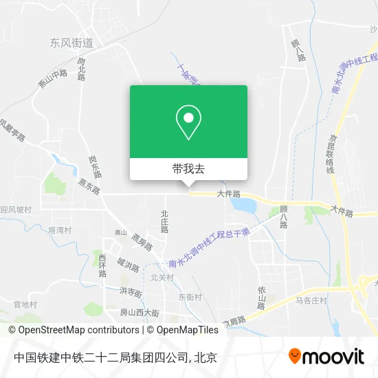 中国铁建中铁二十二局集团四公司地图