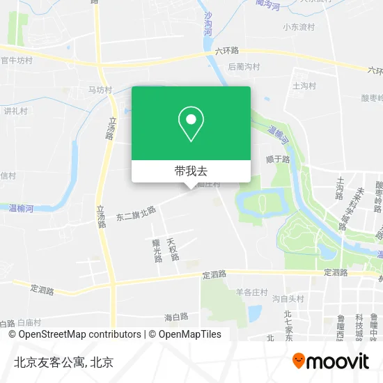 北京友客公寓地图