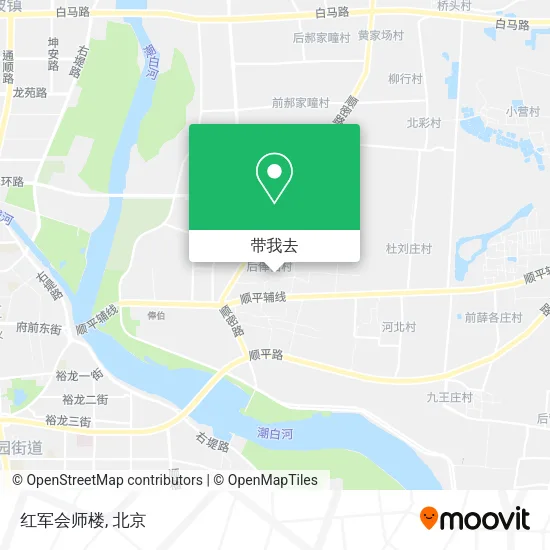红军会师楼地图