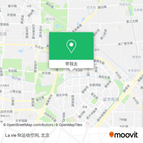 La vie fit运动空间地图