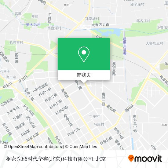 枢密院h6时代华睿(北京)科技有限公司地图