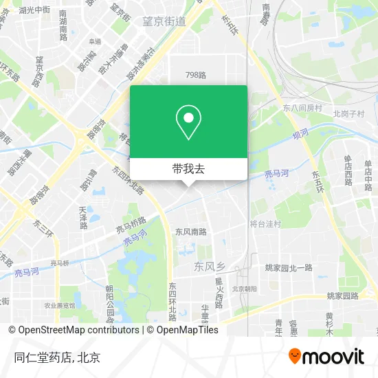 同仁堂药店地图