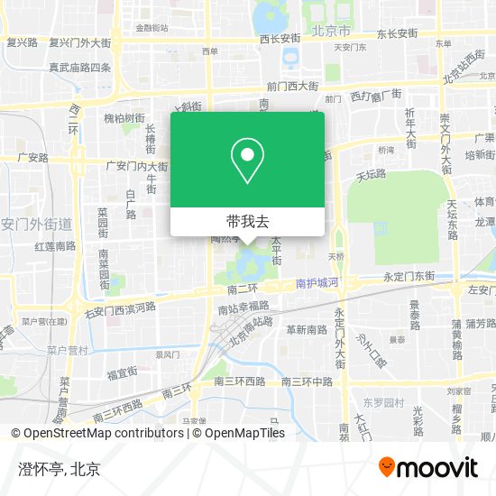 澄怀亭地图