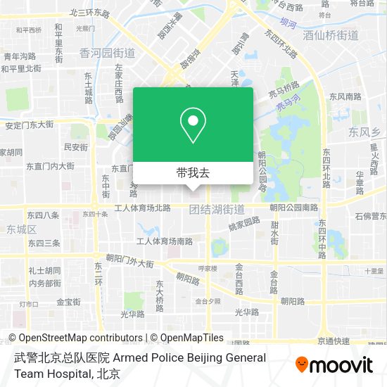 武警北京总队医院 Armed Police Beijing General Team Hospital地图