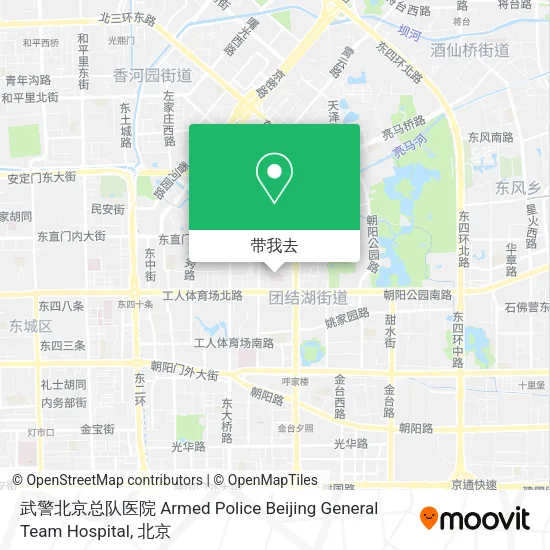 武警北京总队医院 Armed Police Beijing General Team Hospital地图