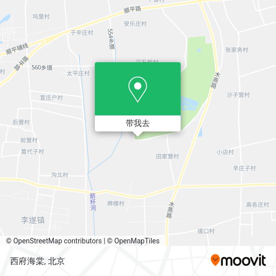 西府海棠地图