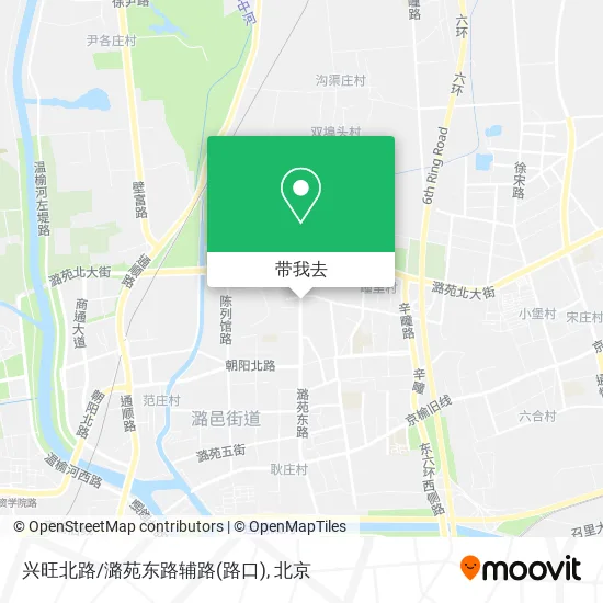 兴旺北路/潞苑东路辅路(路口)地图