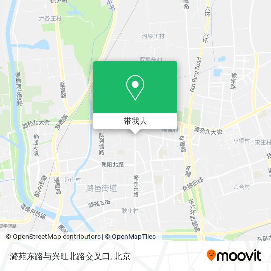 潞苑东路与兴旺北路交叉口地图