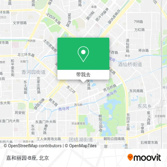 嘉和丽园-B座地图