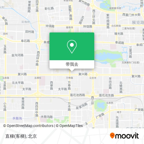 直梯(客梯)地图