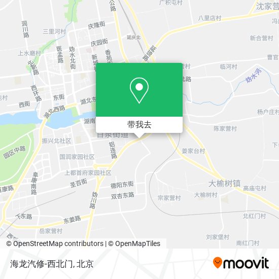 海龙汽修-西北门地图