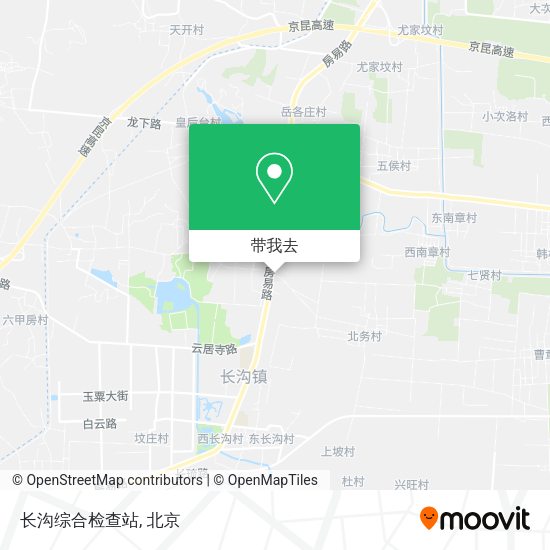 长沟综合检查站地图