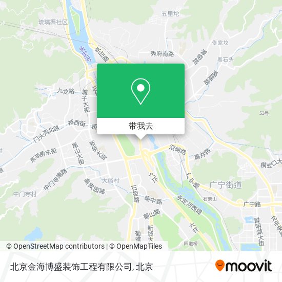 北京金海博盛装饰工程有限公司地图