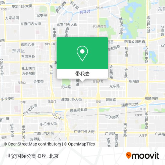 世贸国际公寓-D座地图